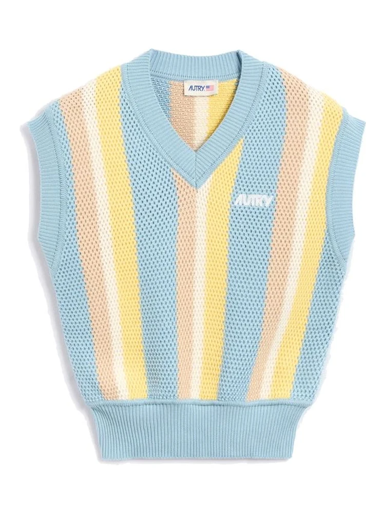 Blue Cotton Waistcoat