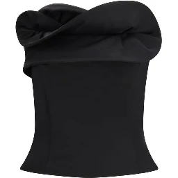 Black Fleece Wool Top
