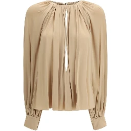 Beige Viscose Top