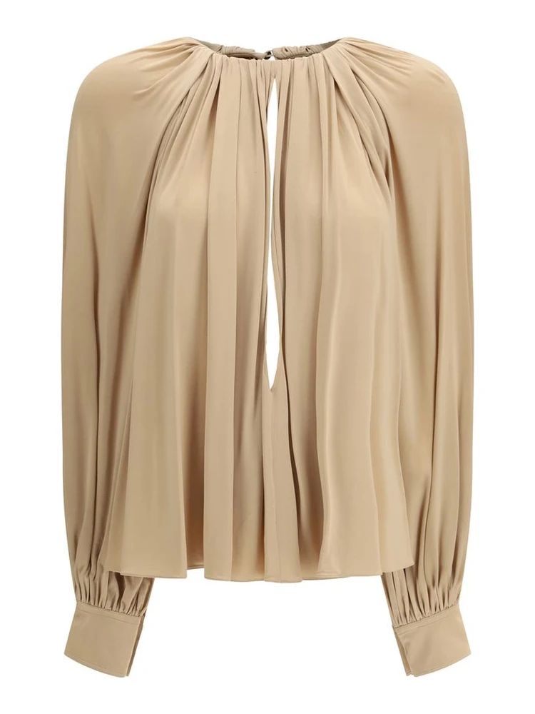 Beige Viscose Top