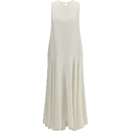 White Linen Casual Dress