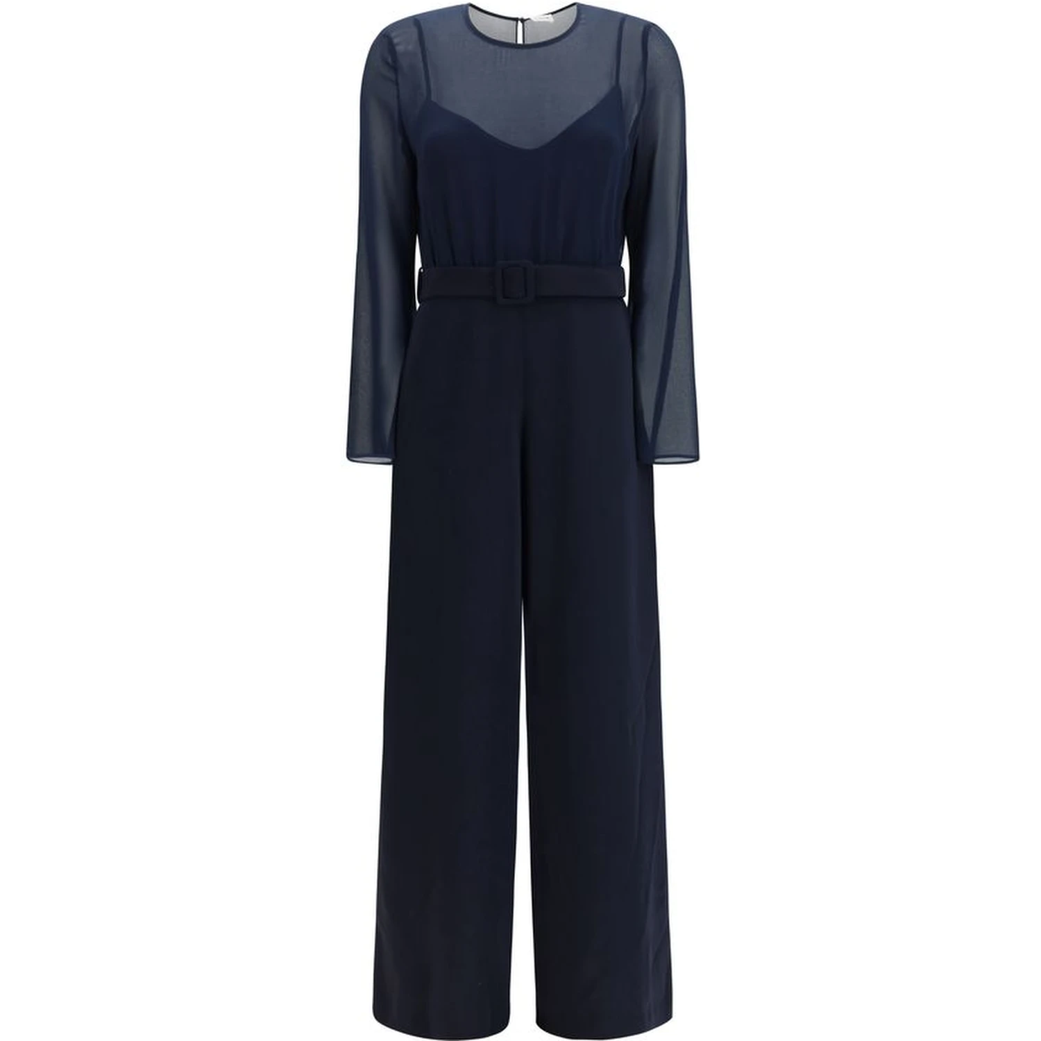 Blue Polyester Rompers