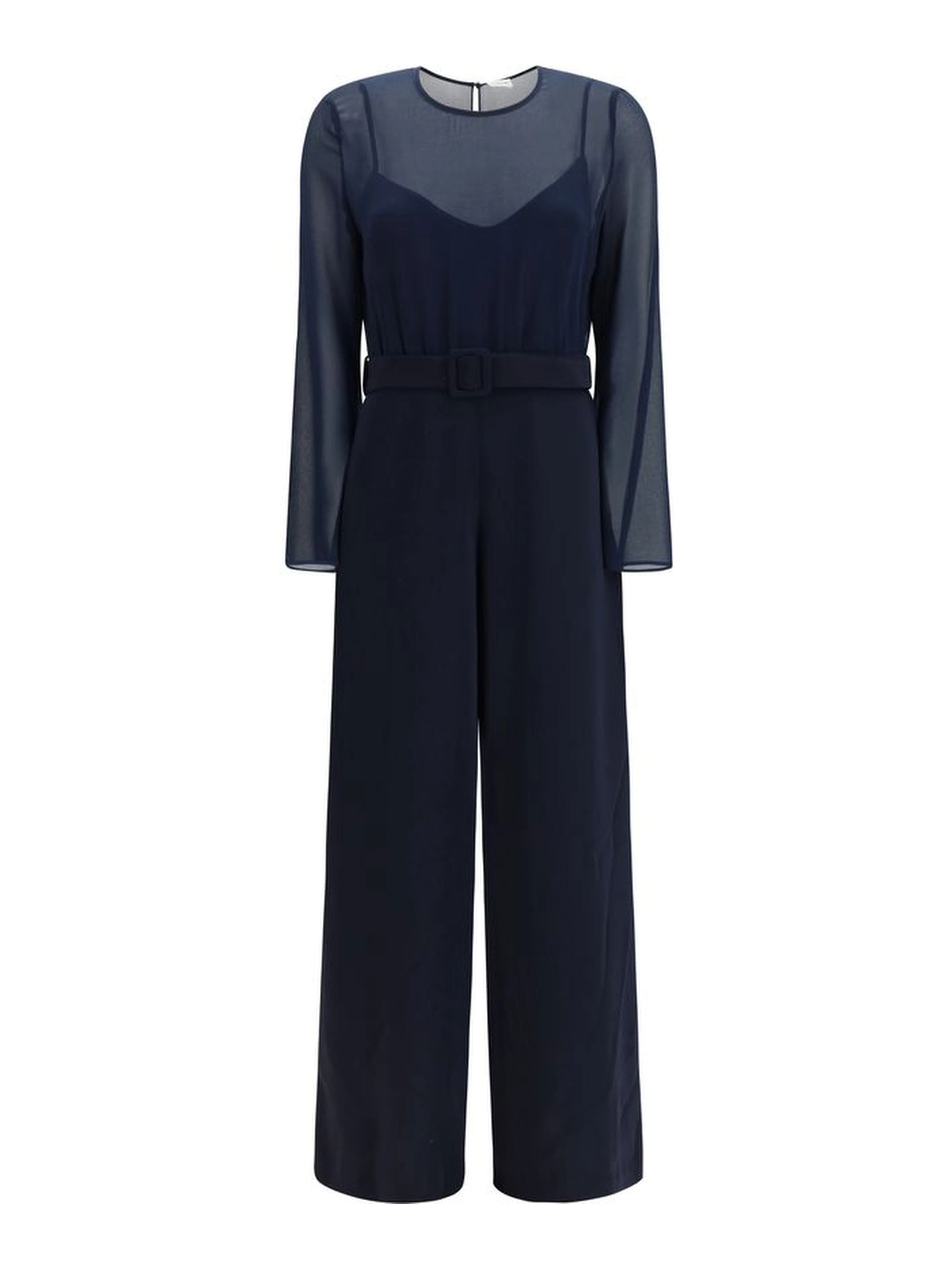 Blue Polyester Rompers
