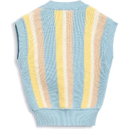 Blue Cotton Waistcoat