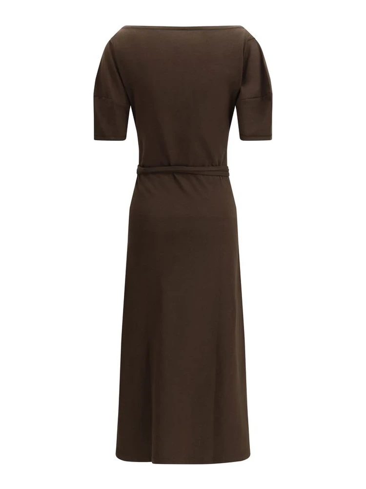 Brown Cotton Casual Dress alternative