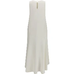 White Linen Casual Dress