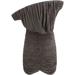 Brown Copper Casual Dress
