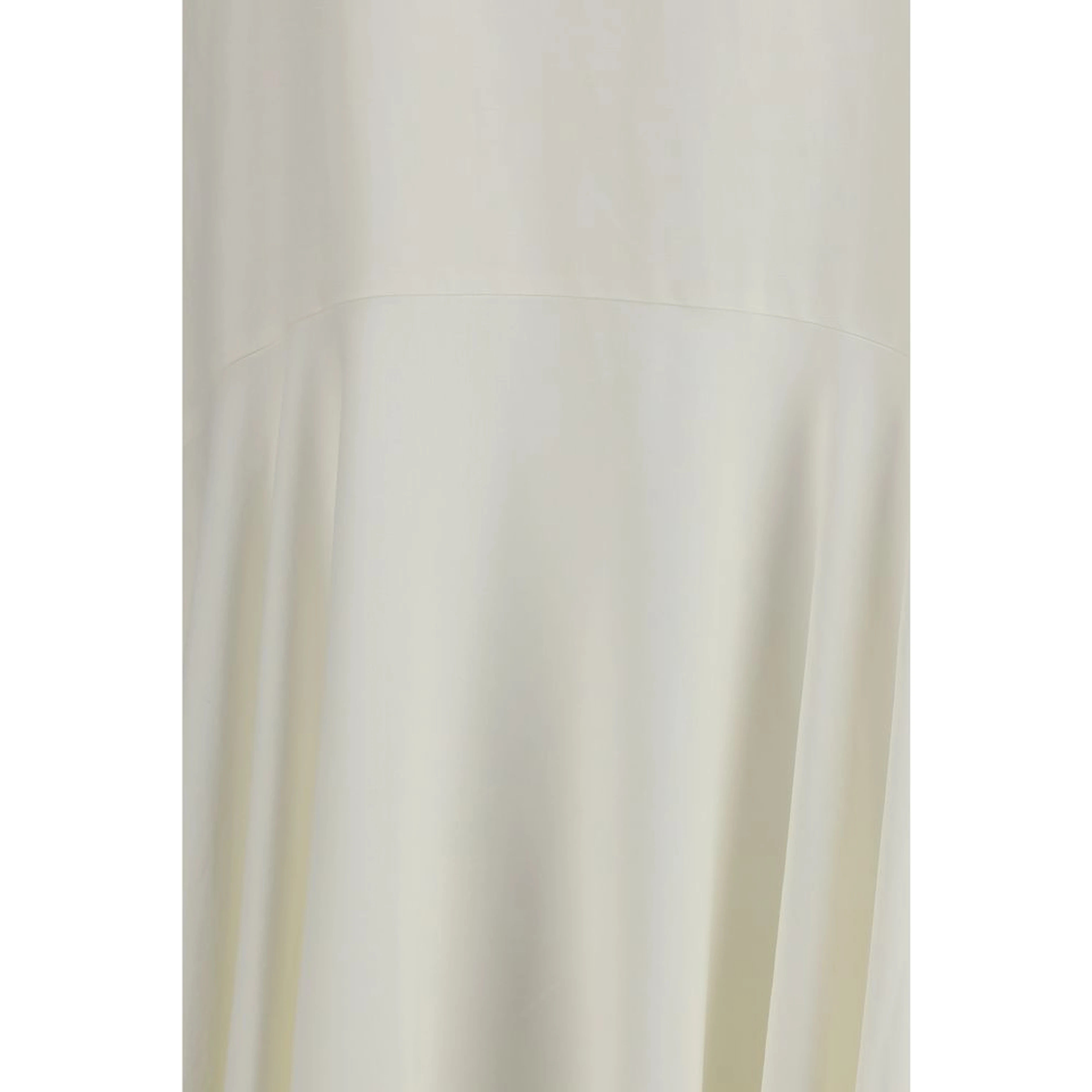 White Linen Casual Dress