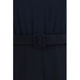 Blue Polyester Rompers