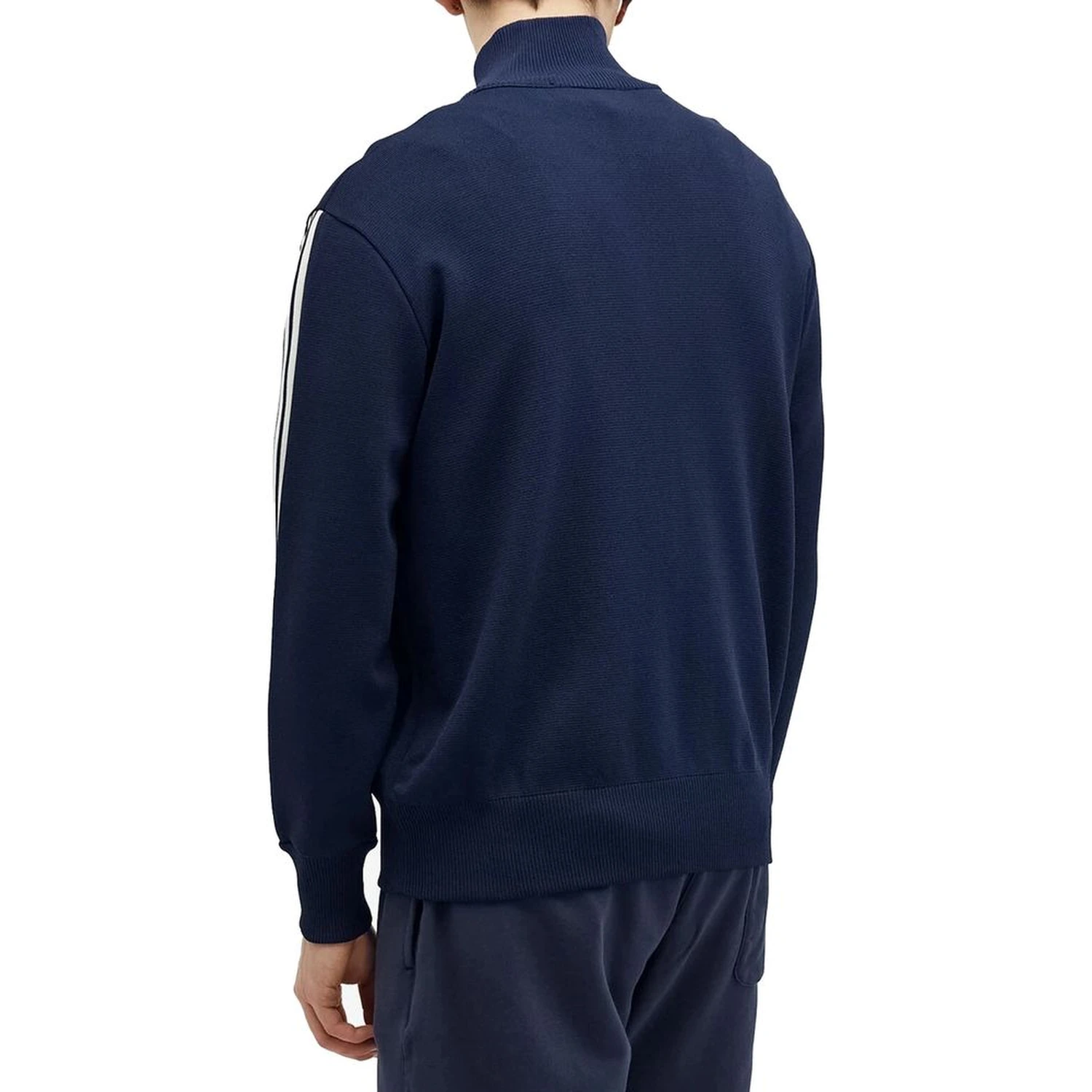 Blue Nylon Cardigan