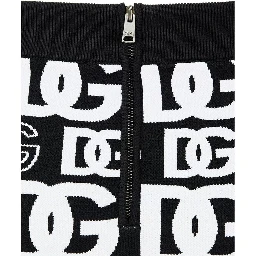 Black Cotton Mini Skirt