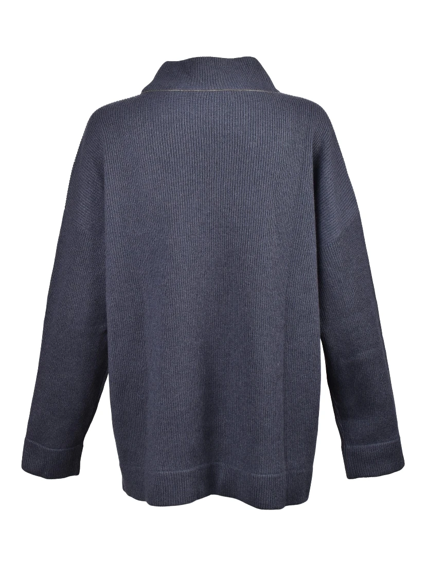 Blue Cashmere Sweater