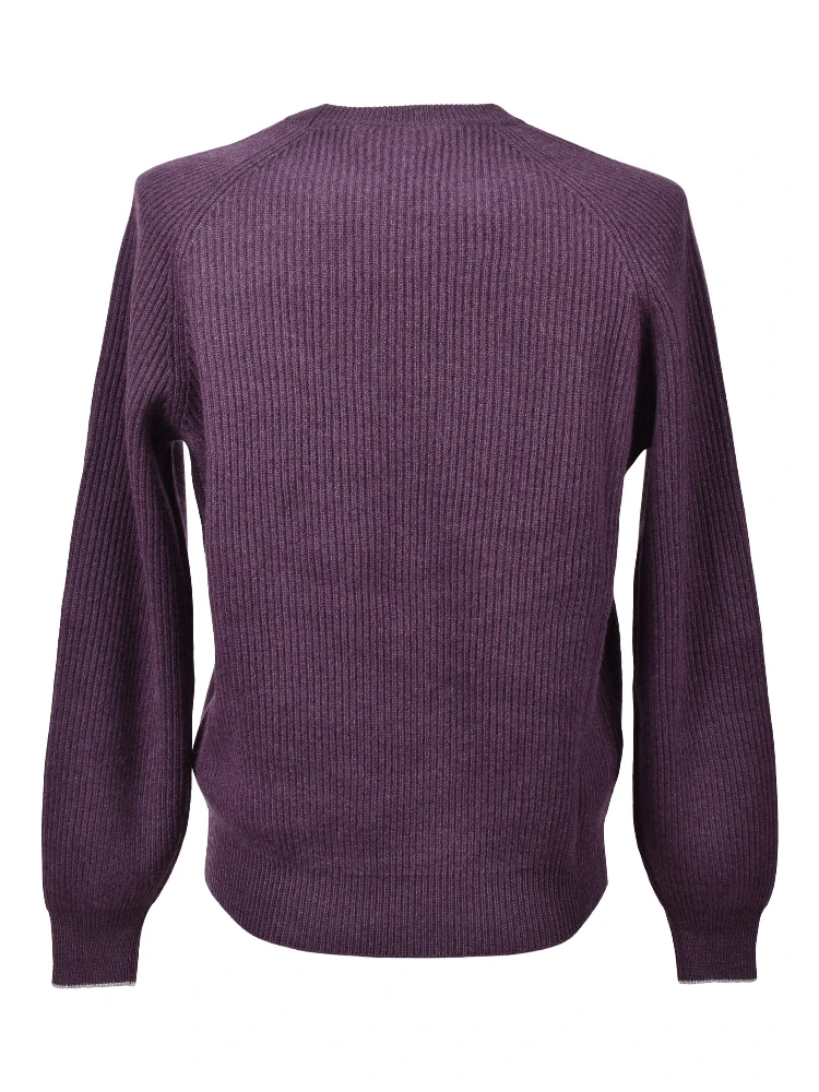 Purple Cashmere Sweater