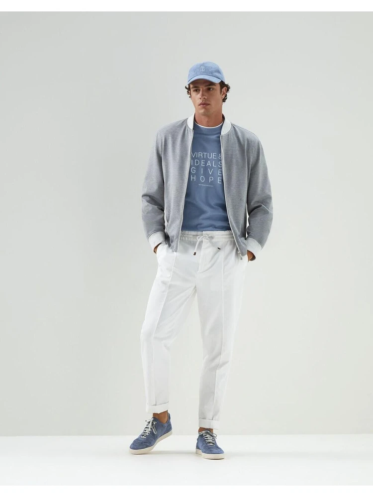 Bicolor Cotton T-Shirt alternative