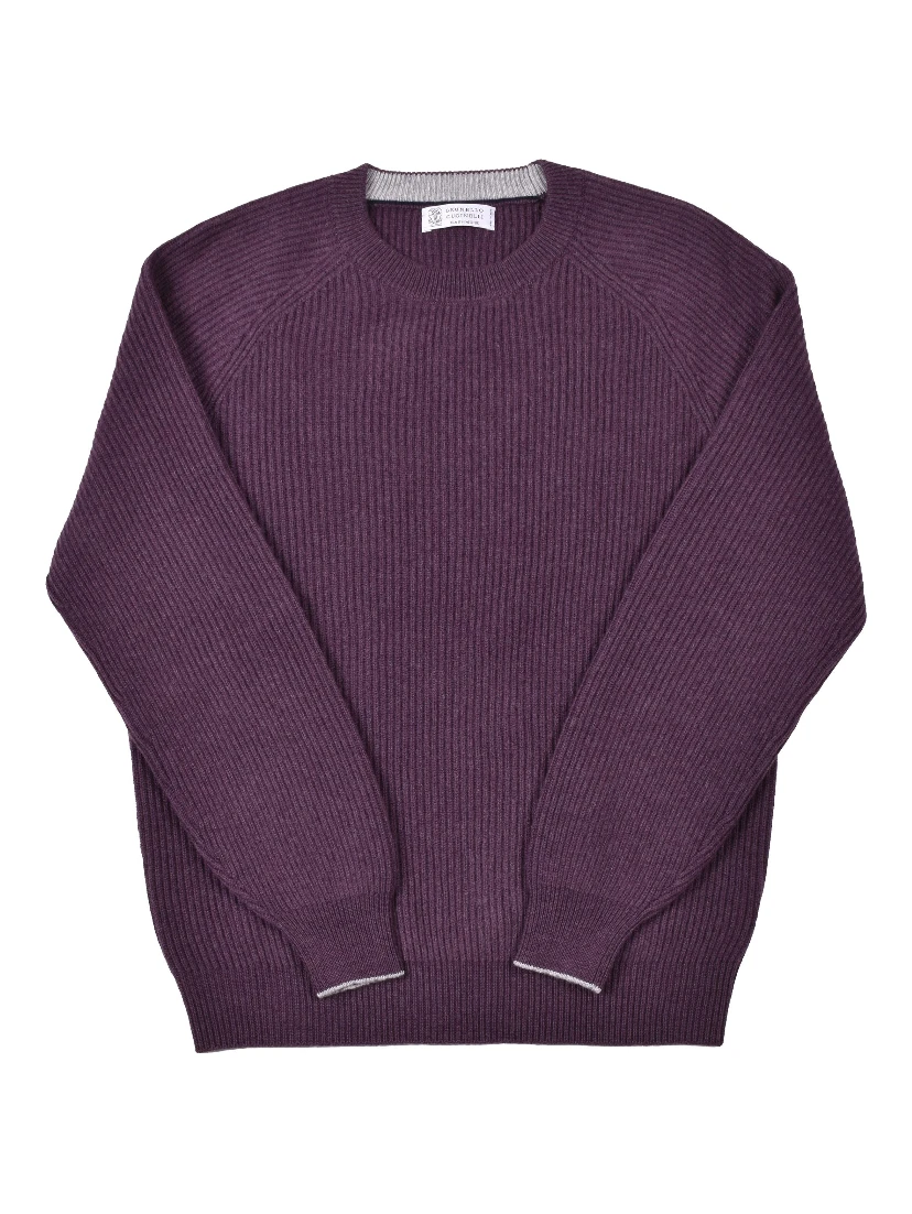 Purple Cashmere Sweater