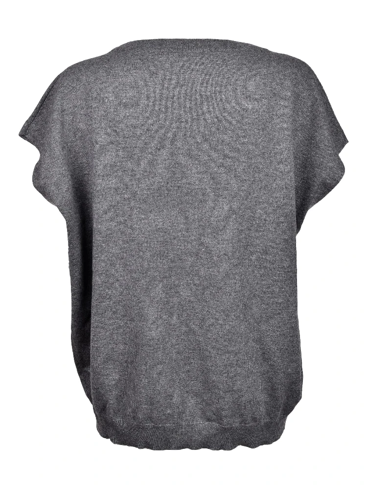 Gray Cashmere Sweater
