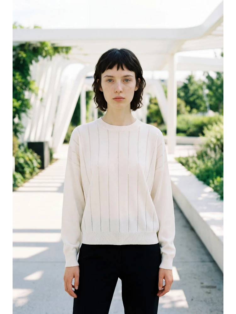 White Cashmere Sweater