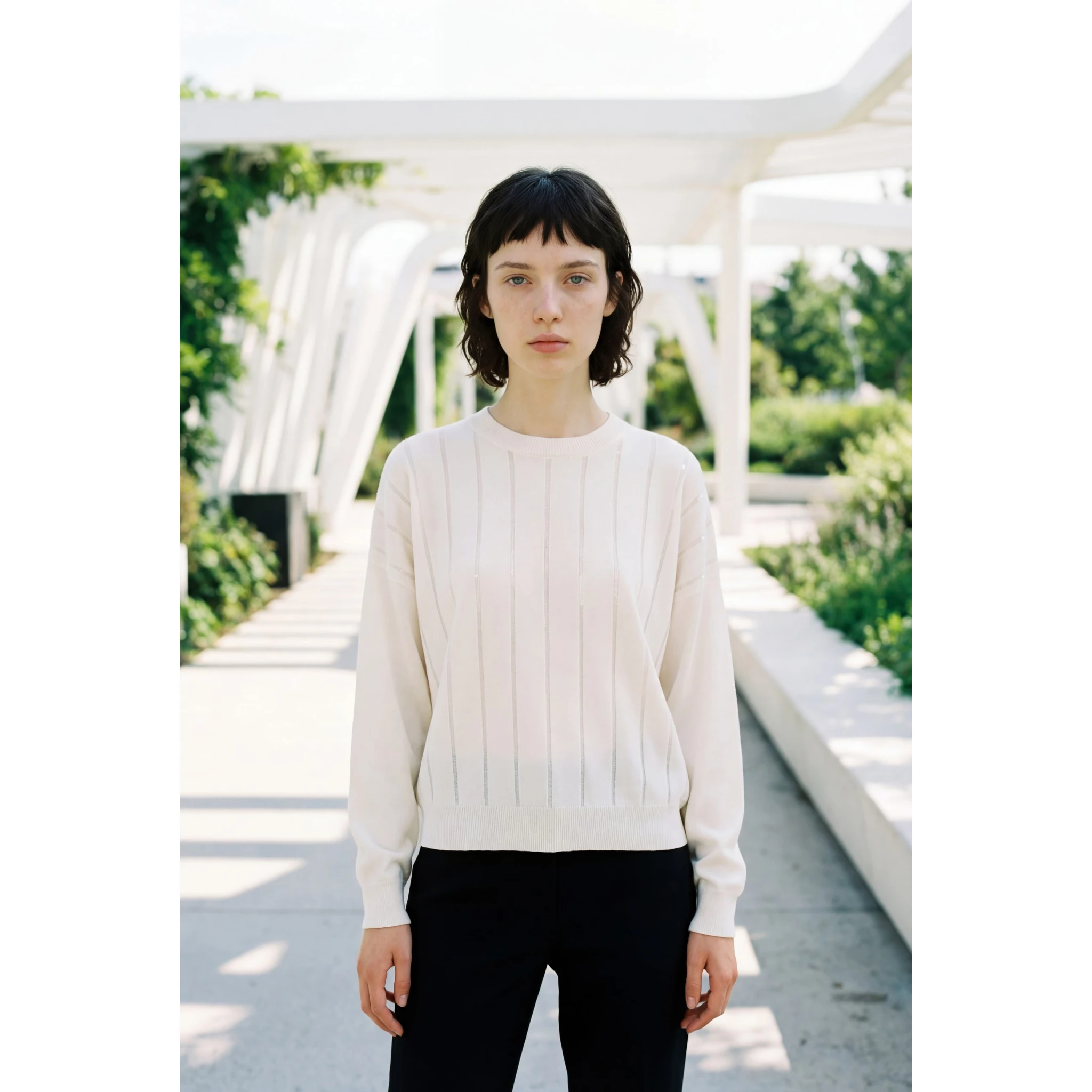 White Cashmere Sweater