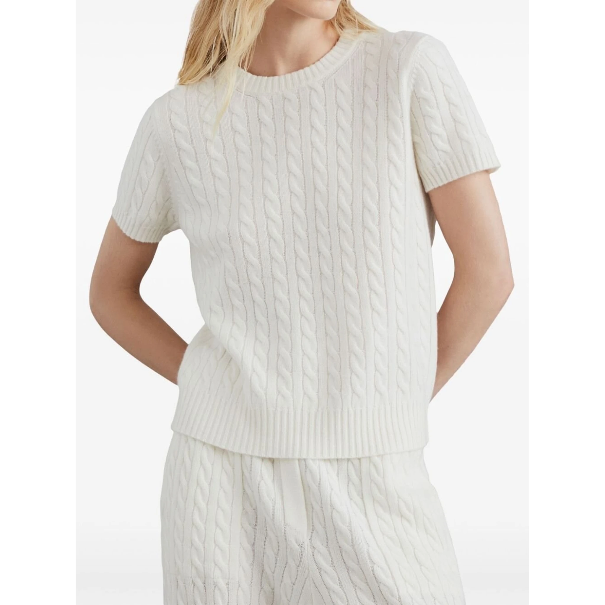 Beige Cashmere Sweater