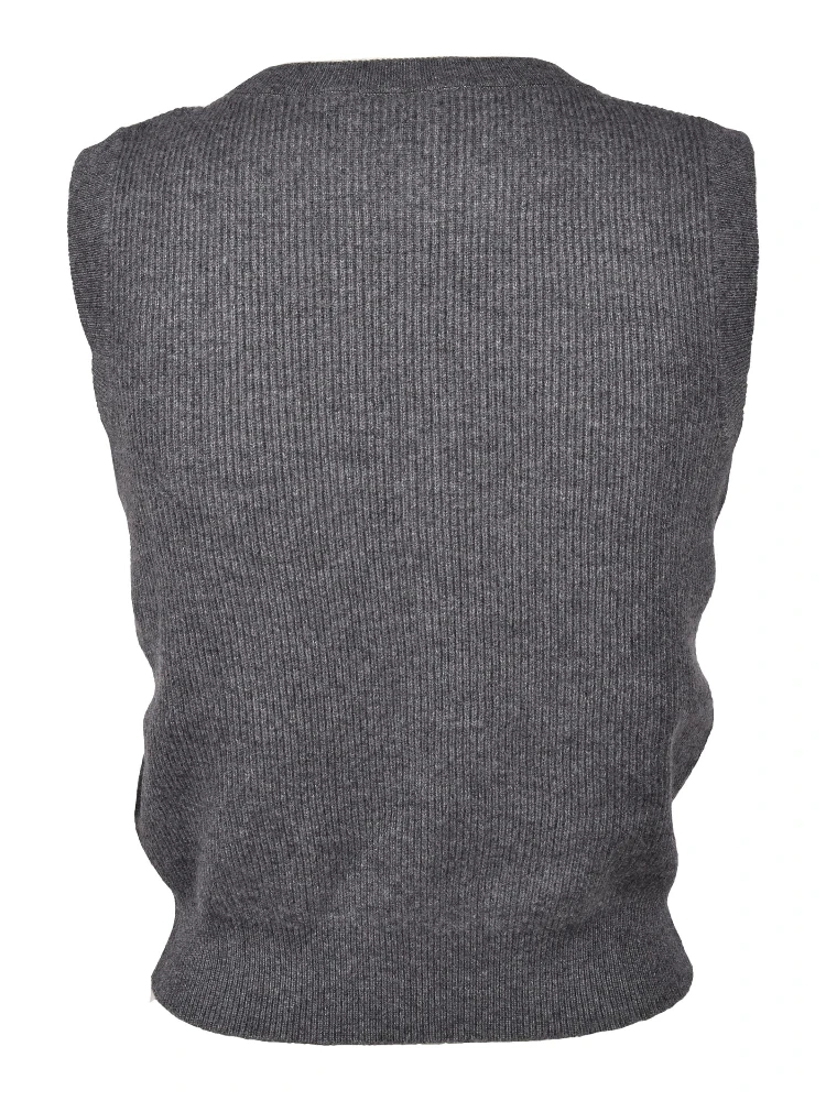 Gray Cashmere Sweater