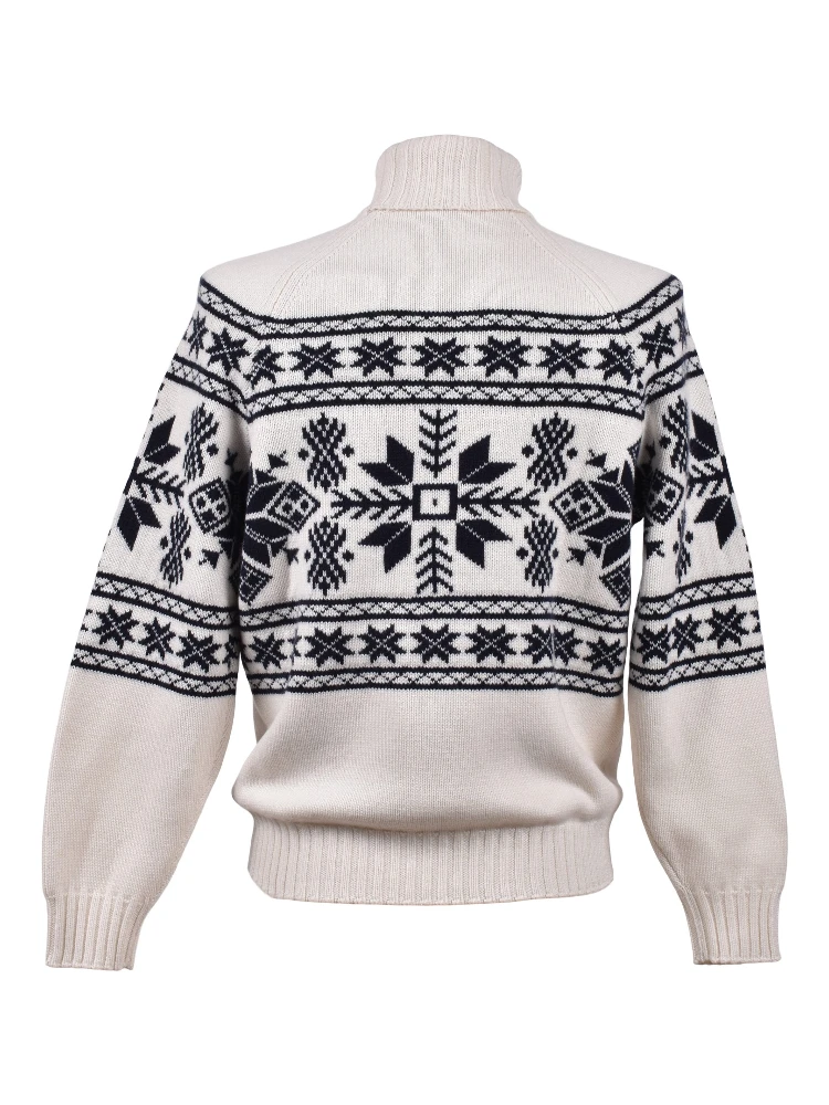 Bicolor Cashmere Sweater