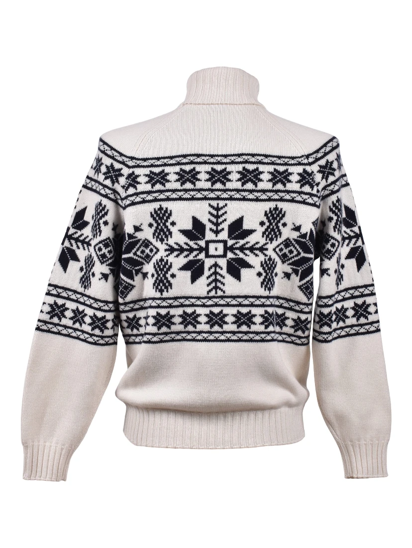 Bicolor Cashmere Sweater