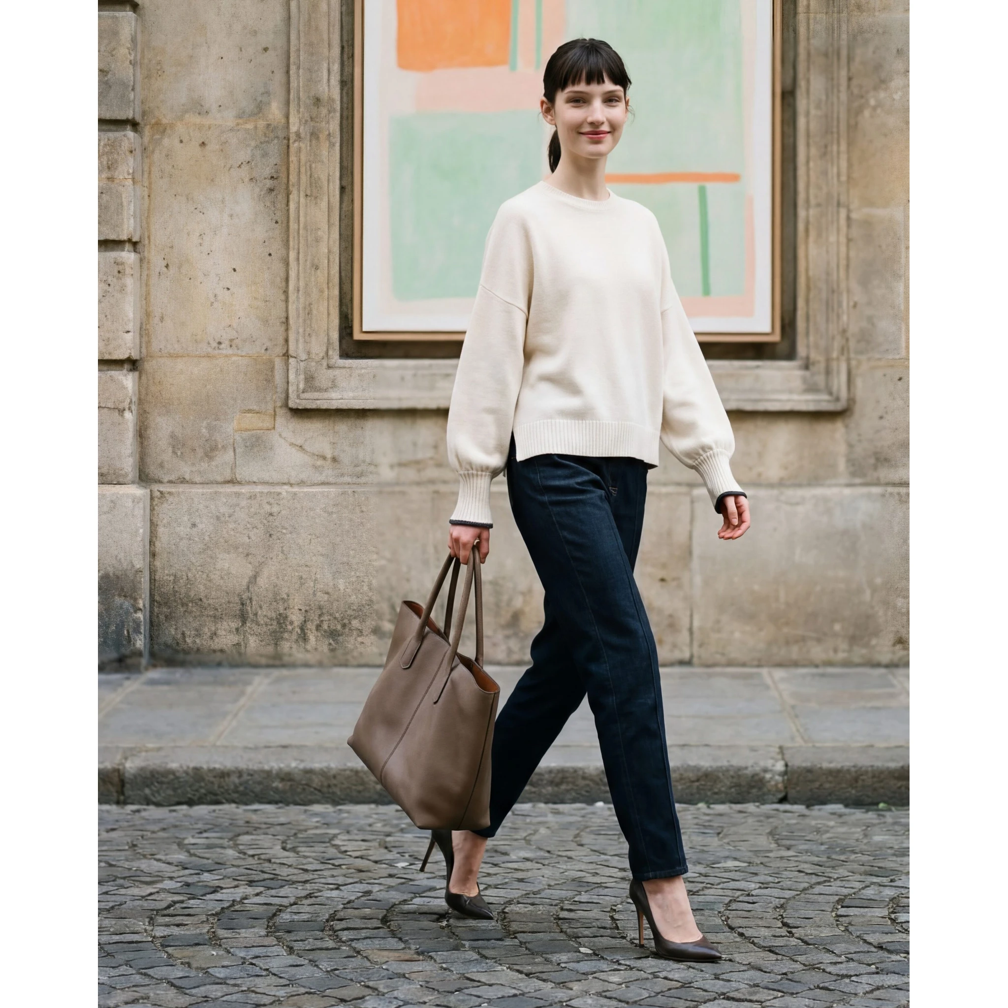 White Cashmere Sweater