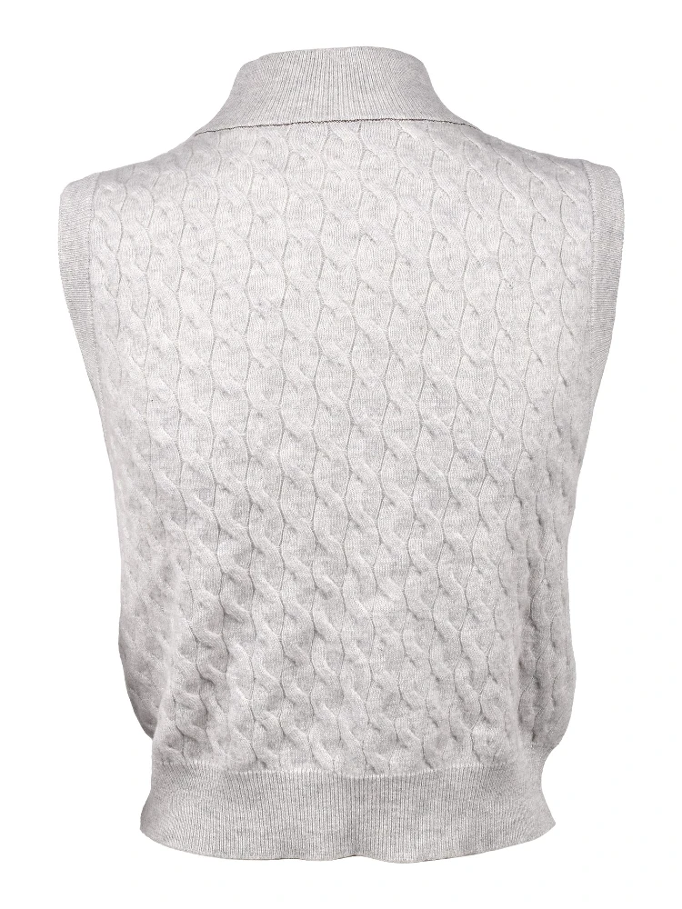 Gray Cashmere Sweater