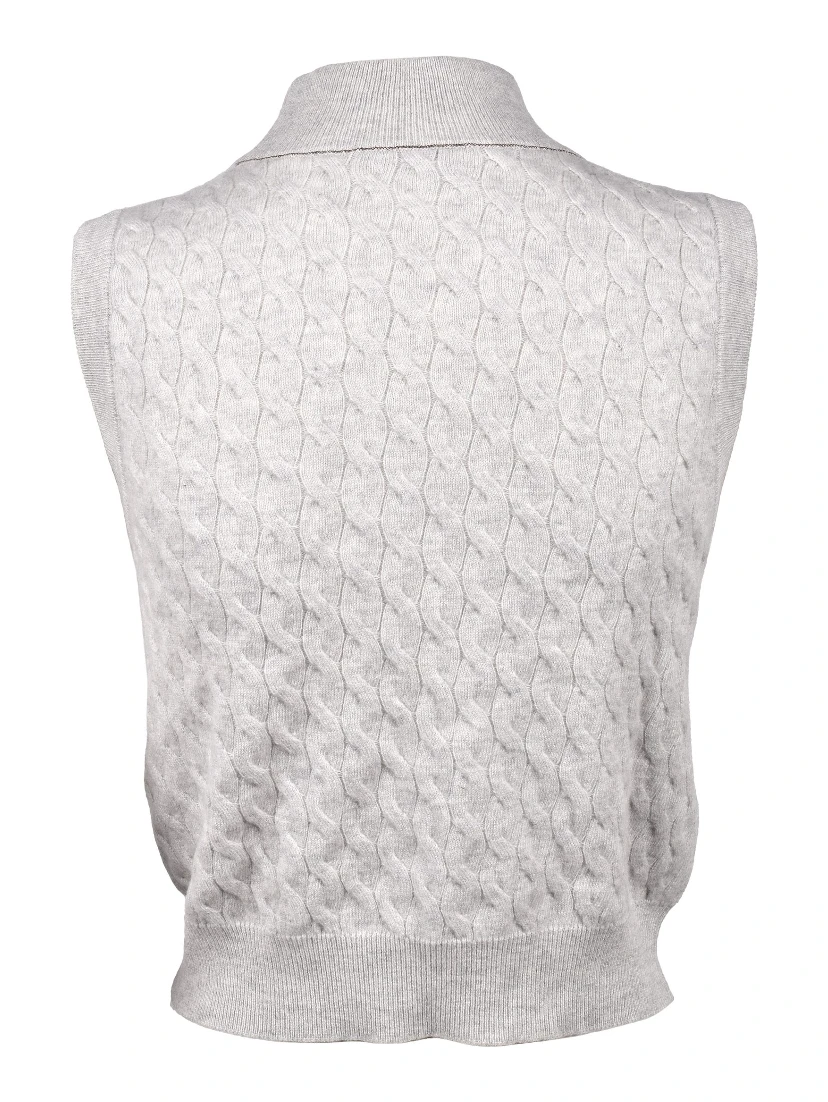 Gray Cashmere Sweater