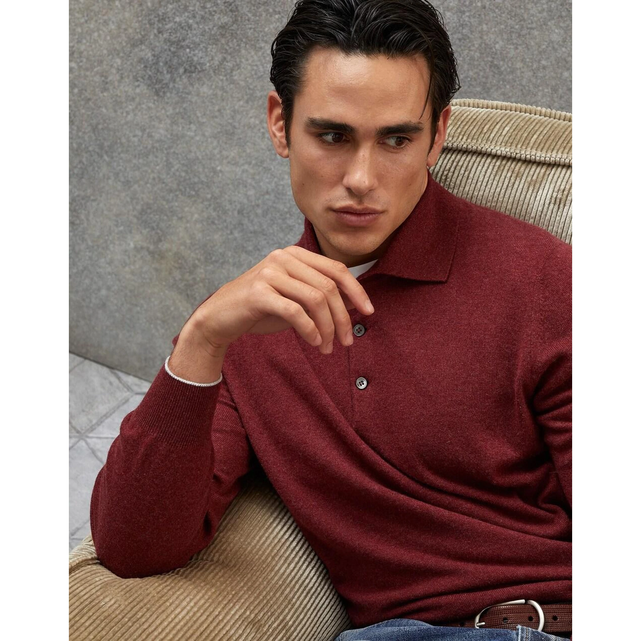 Red Cashmere Sweater