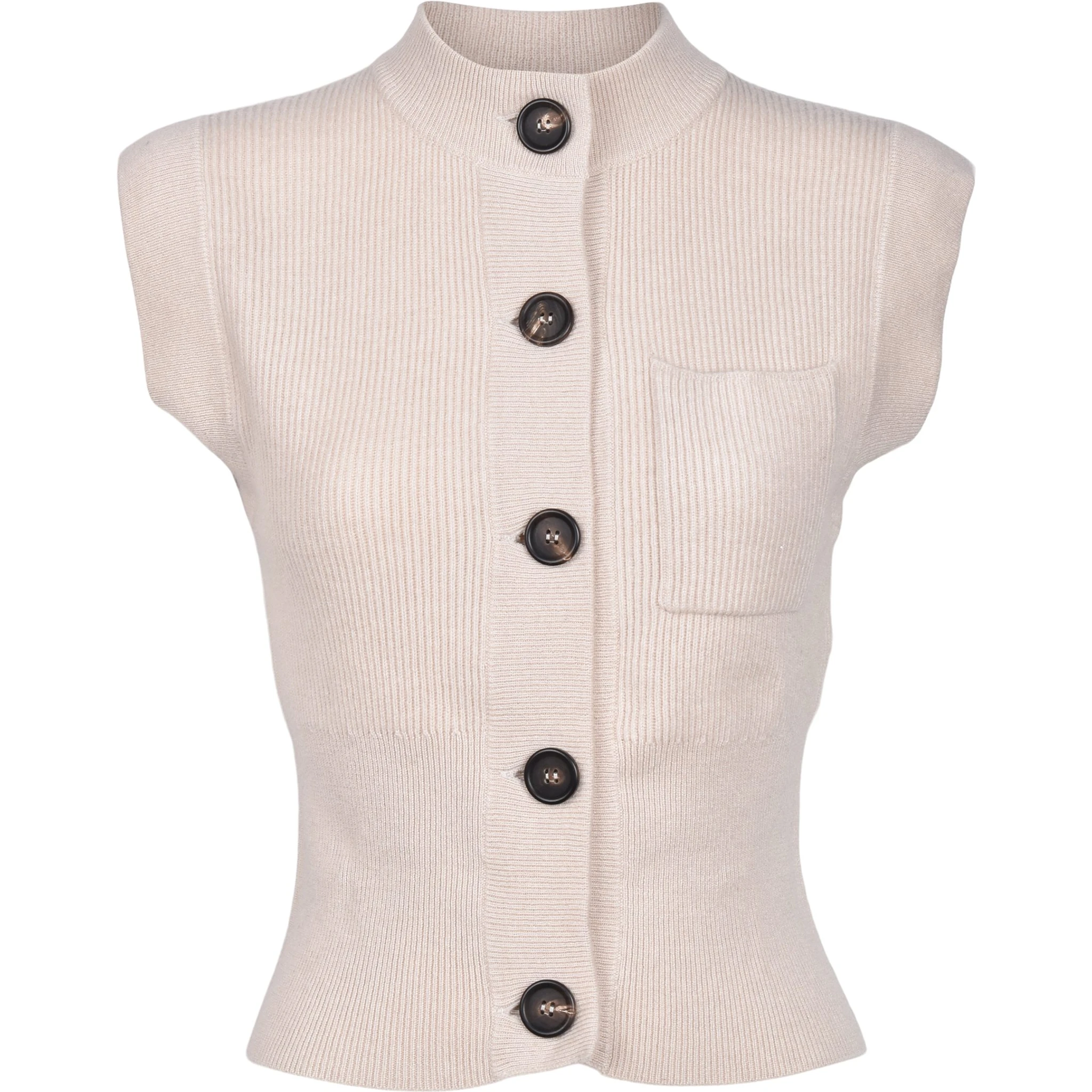 Beige Cashmere Sweater