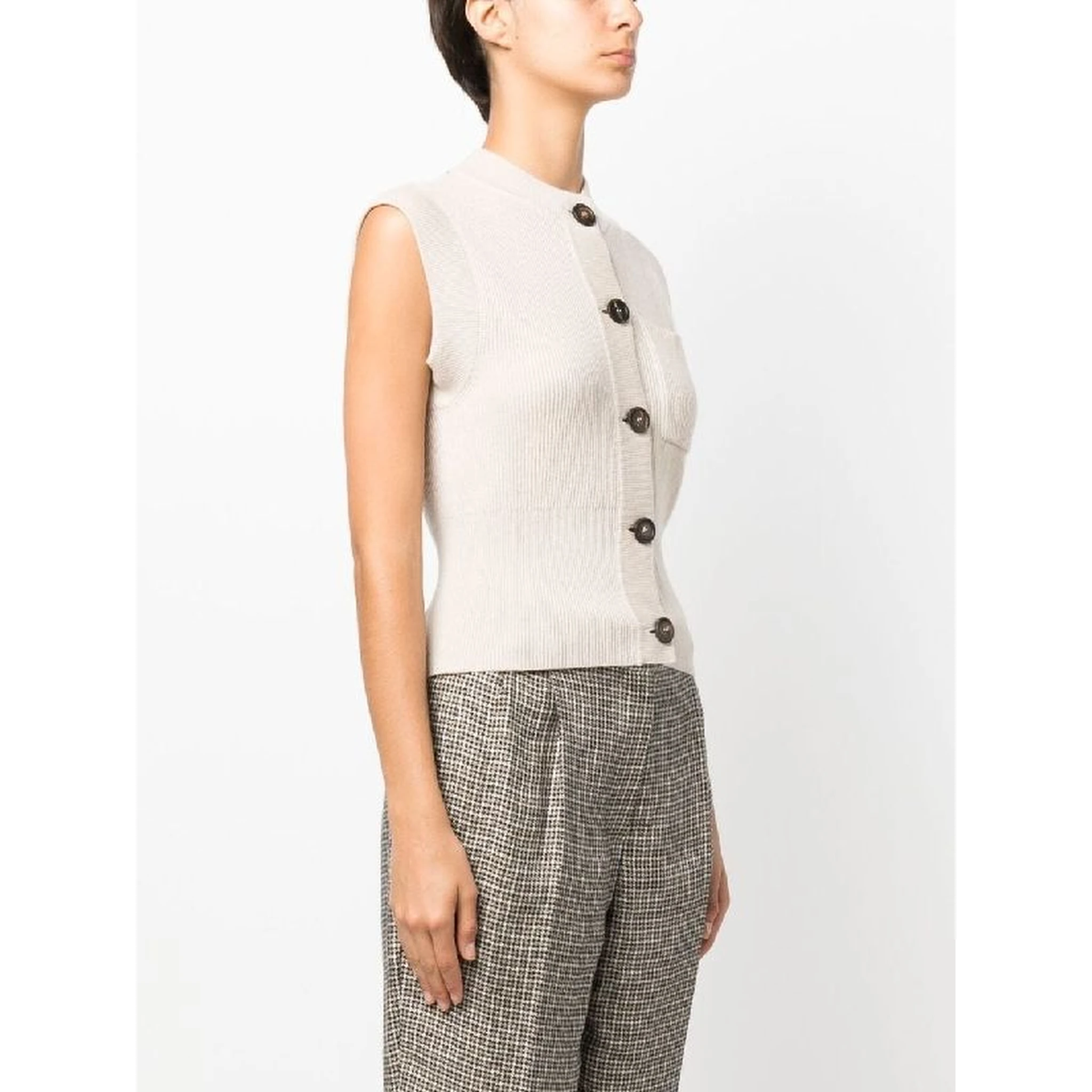 Beige Cashmere Sweater