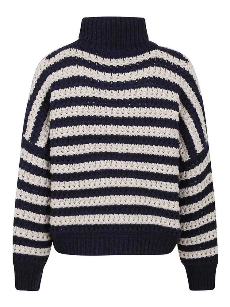 Blue Wool Sweatshirt