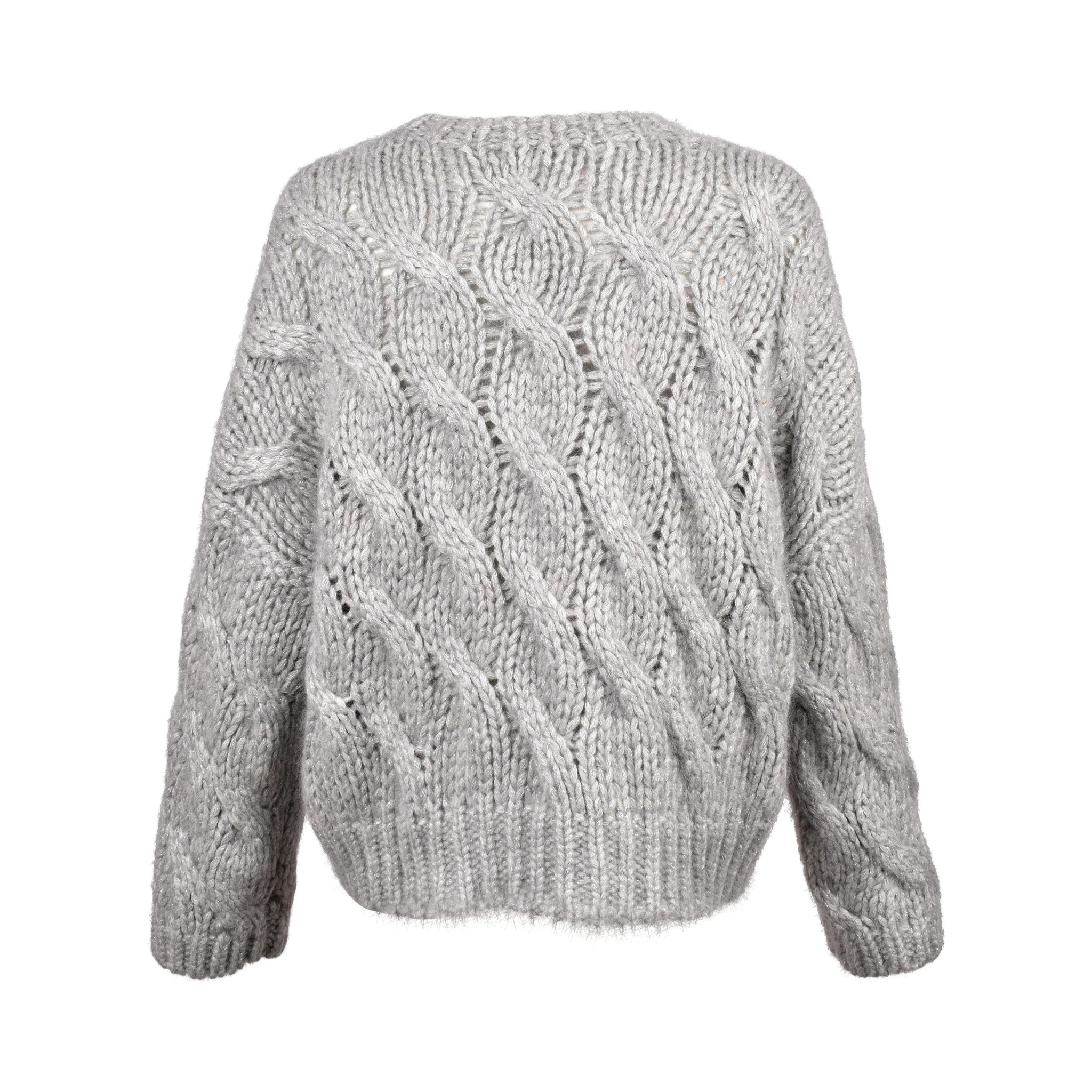 Gray Fabric Sweatshirt