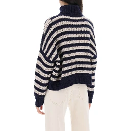 Blue Wool Sweatshirt