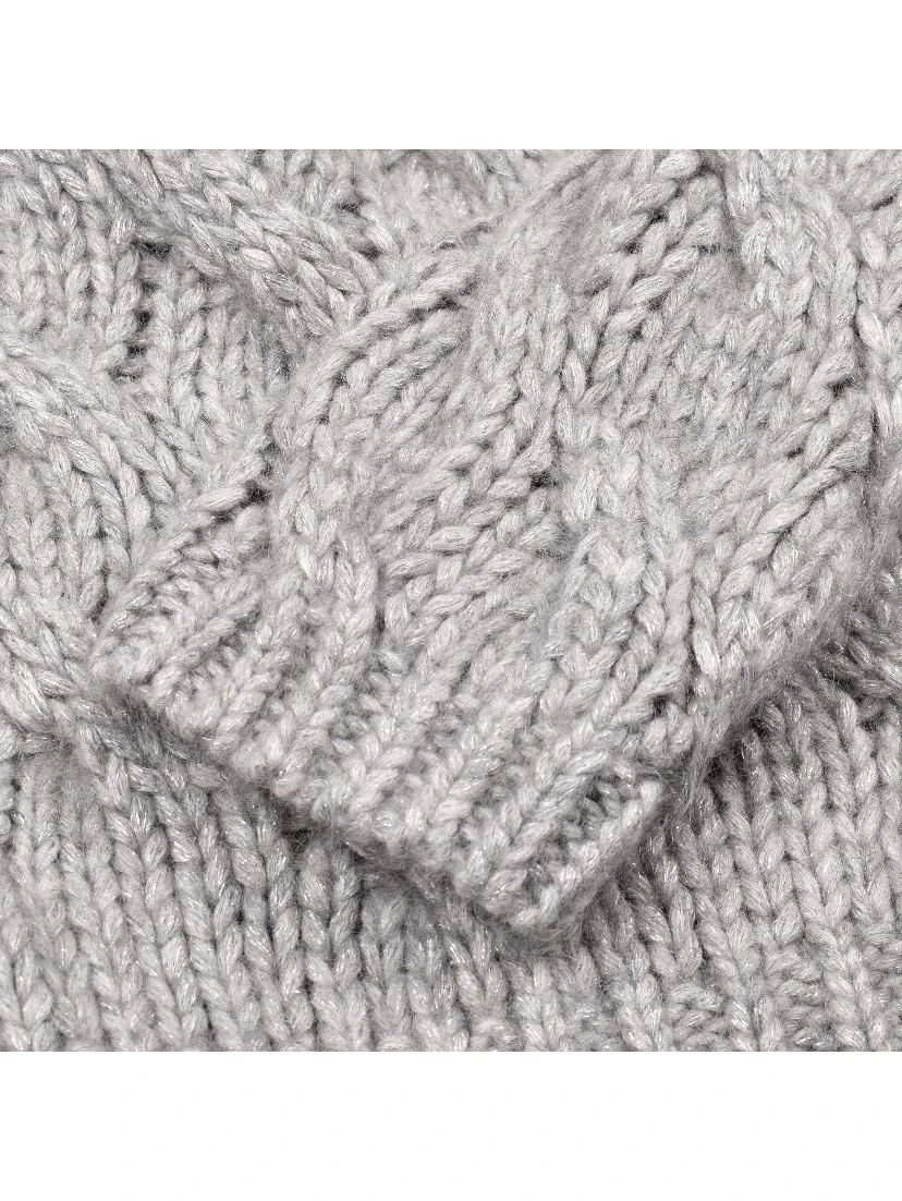 Gray Fabric Sweatshirt