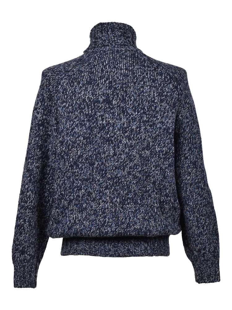 Blue Wool Sweatshirt