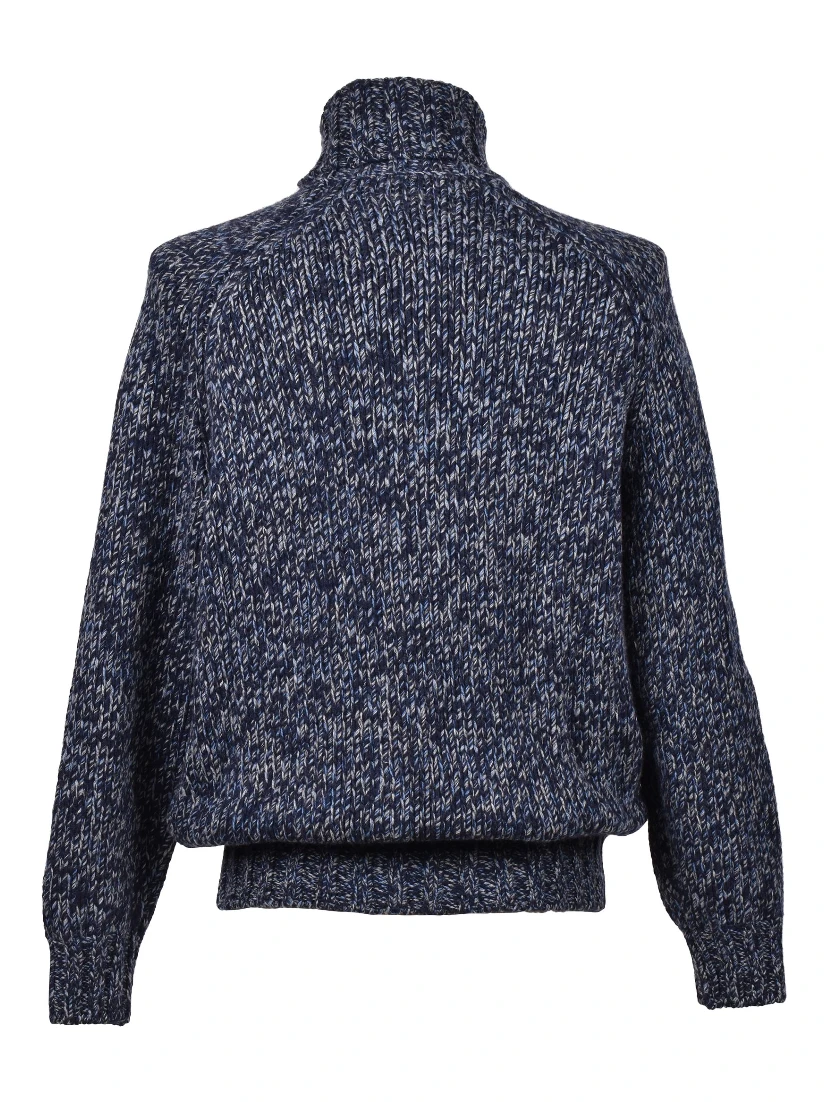 Blue Wool Sweatshirt