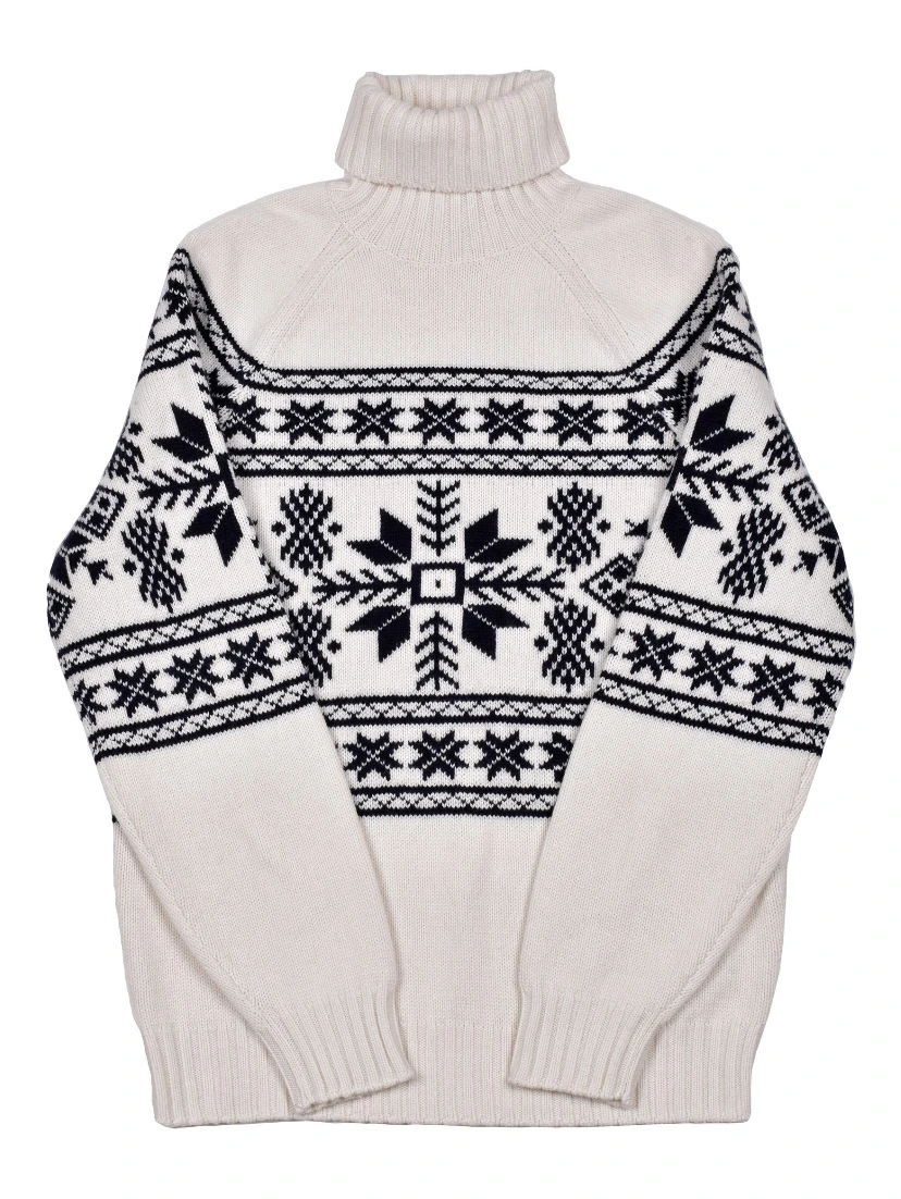 Bicolor Cashmere Sweater