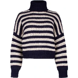 Blue Wool Sweatshirt