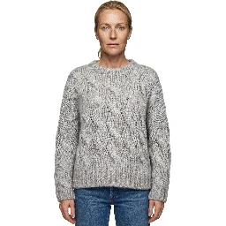 Gray Fabric Sweatshirt