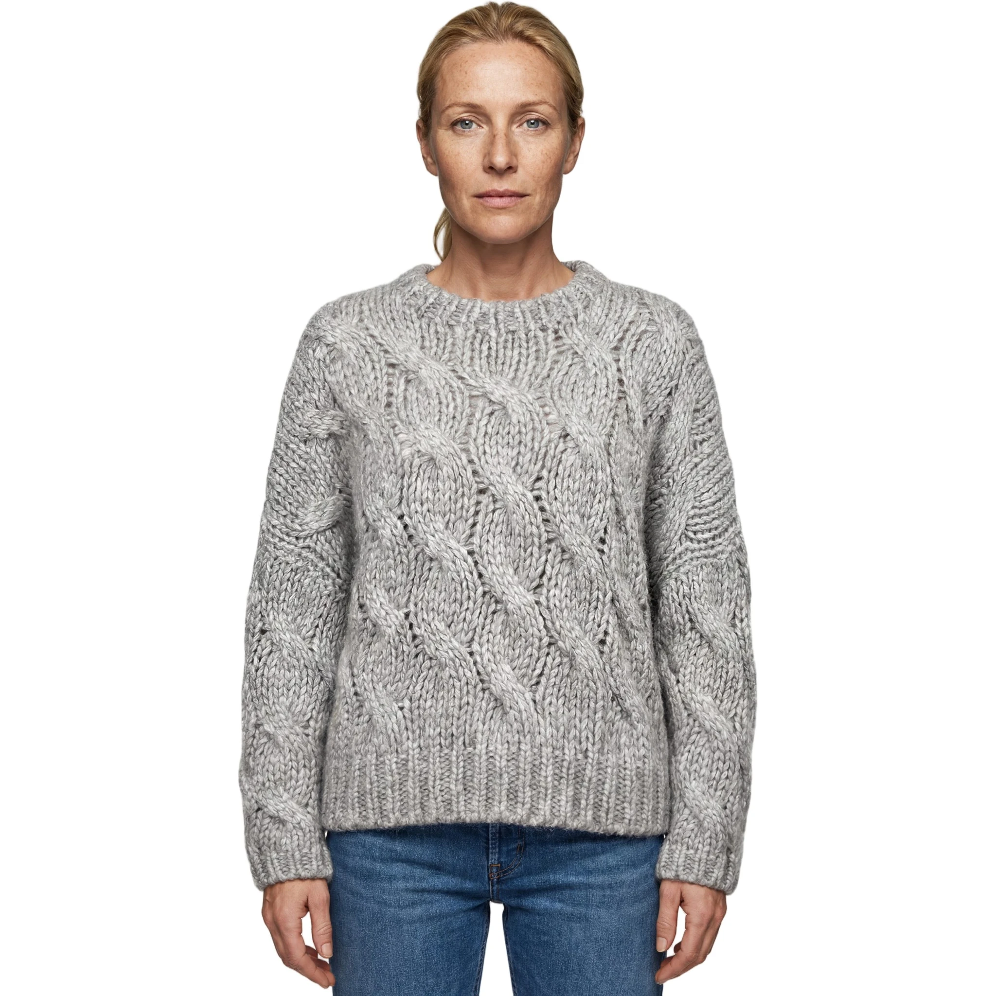 Gray Fabric Sweatshirt