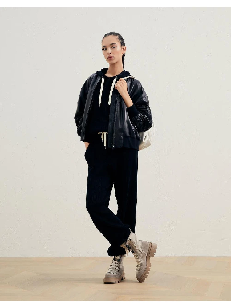 Black Cotton Sleeveles Sweater alternative