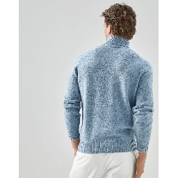 Light Blue Wool Sweatshirt