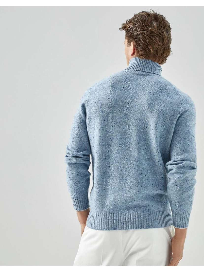 Light Blue Wool Sweatshirt