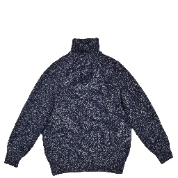 Blue Wool Sweatshirt