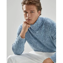 Light Blue Wool Sweatshirt