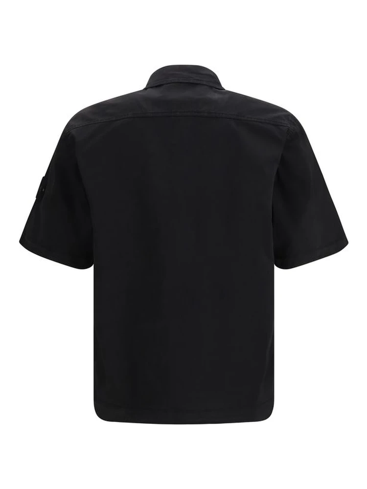 Black Cotton Shortsleeve Shirt alternative