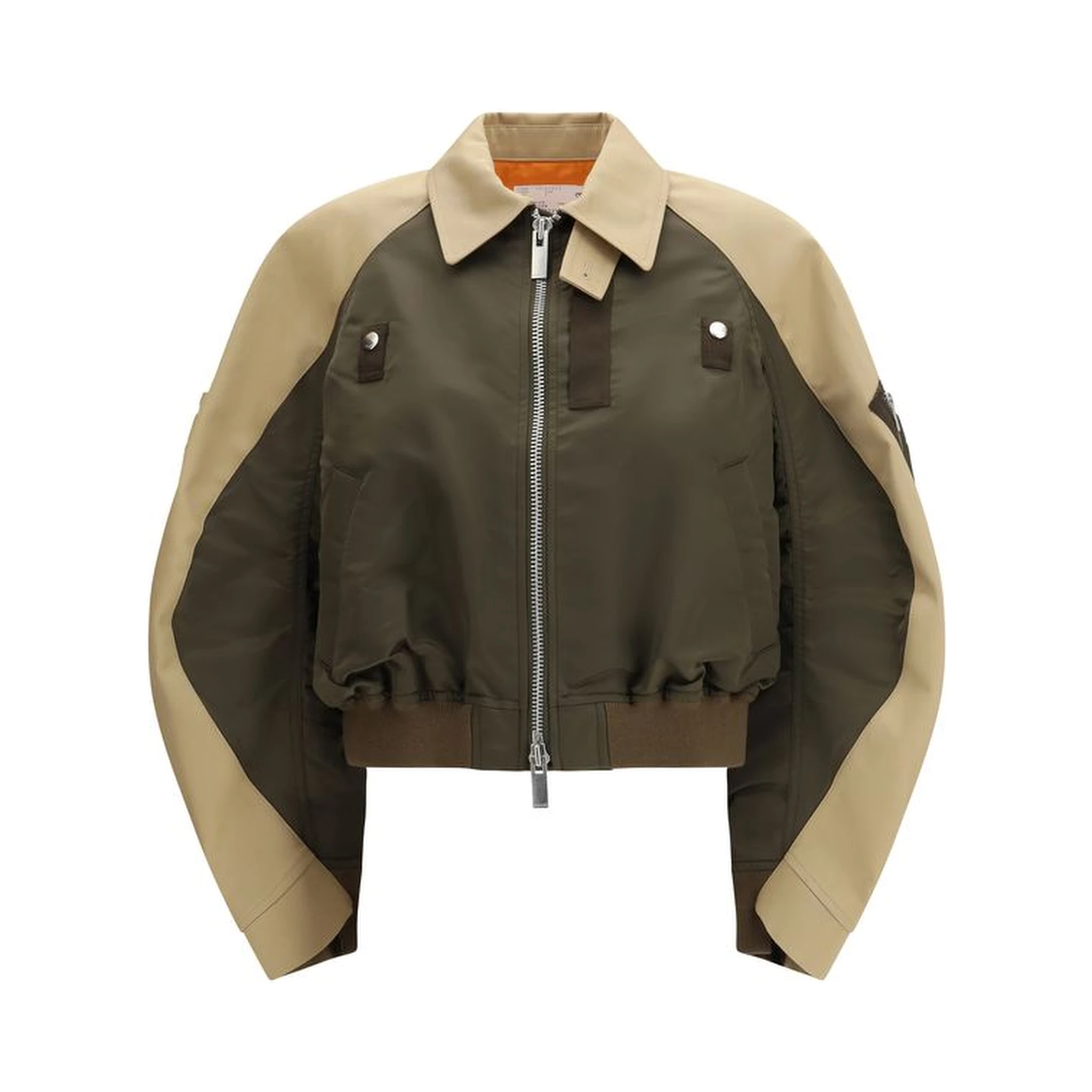 Bicolor Cotton Bomber