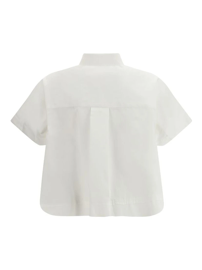 White Cotton Shortsleeve Shirt